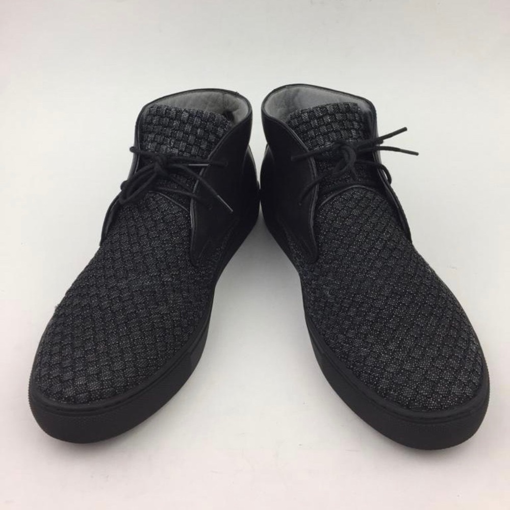 TCG Rodan Chukka denim and leather sneaker…